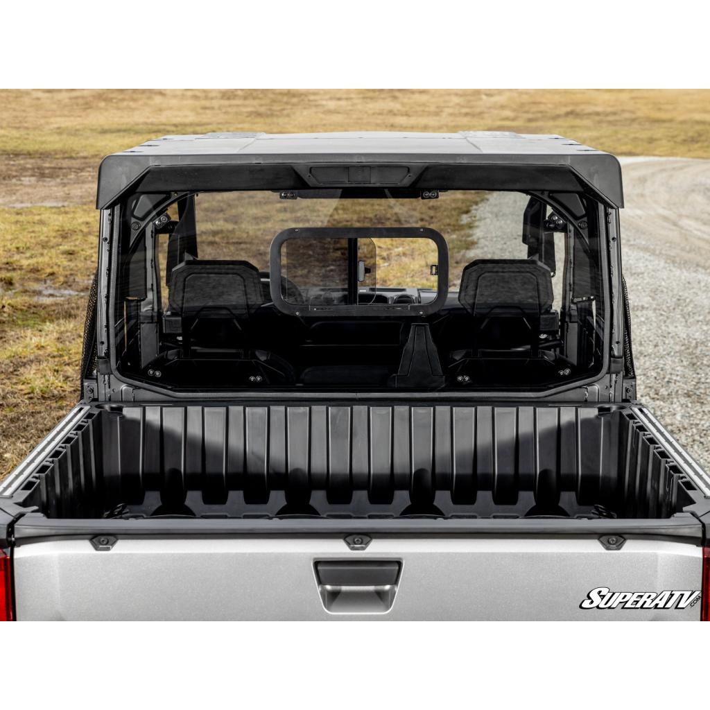 SuperATV Polaris Ranger XD 1500 Sliding Rear Windshield - MojoMotoSport.com