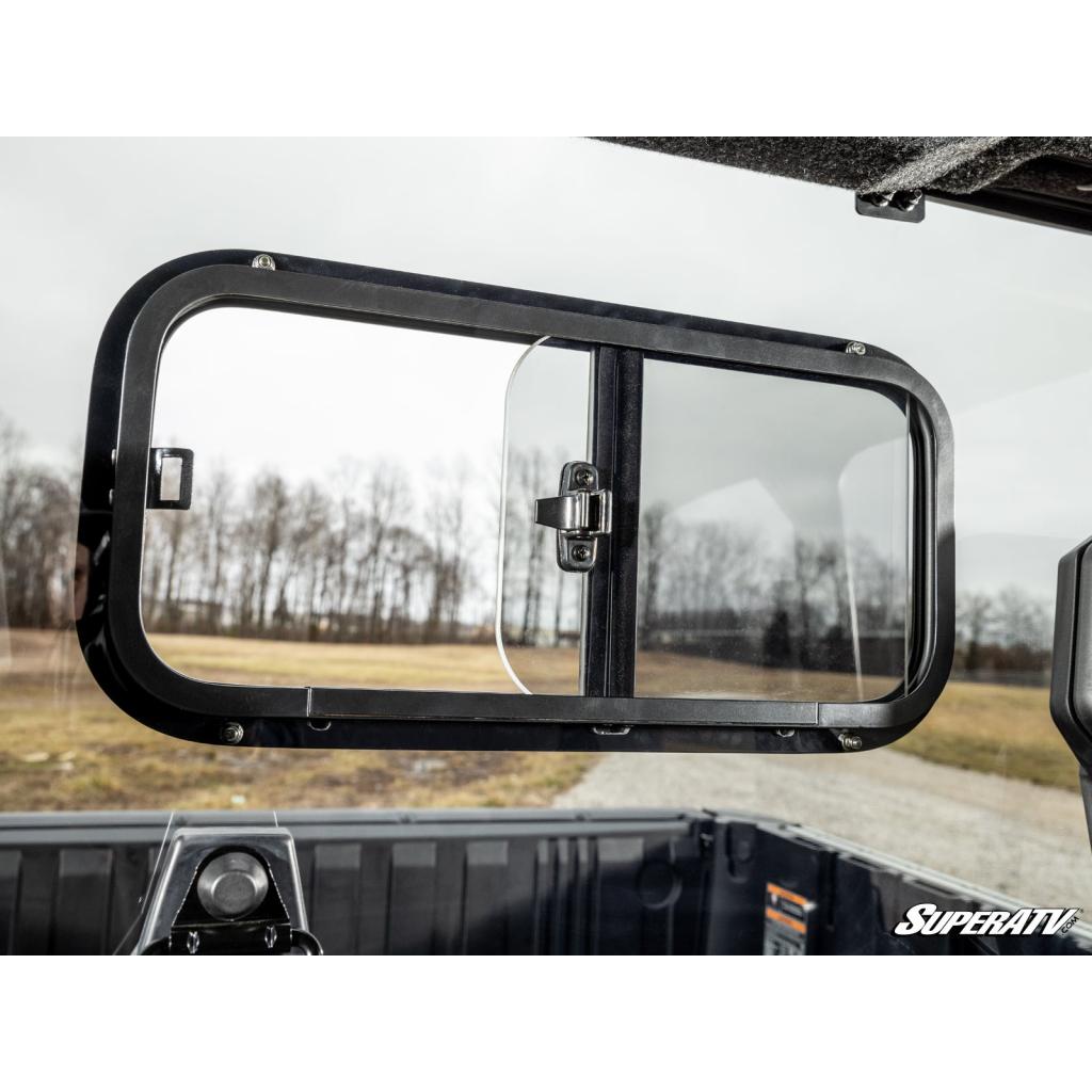 SuperATV Polaris Ranger XD 1500 Sliding Rear Windshield - MojoMotoSport.com