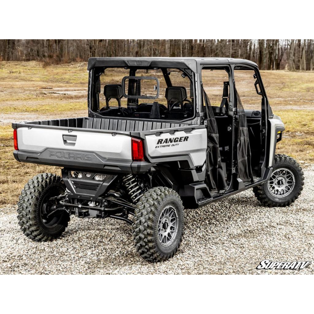 SuperATV Polaris Ranger XD 1500 Sliding Rear Windshield - MojoMotoSport.com