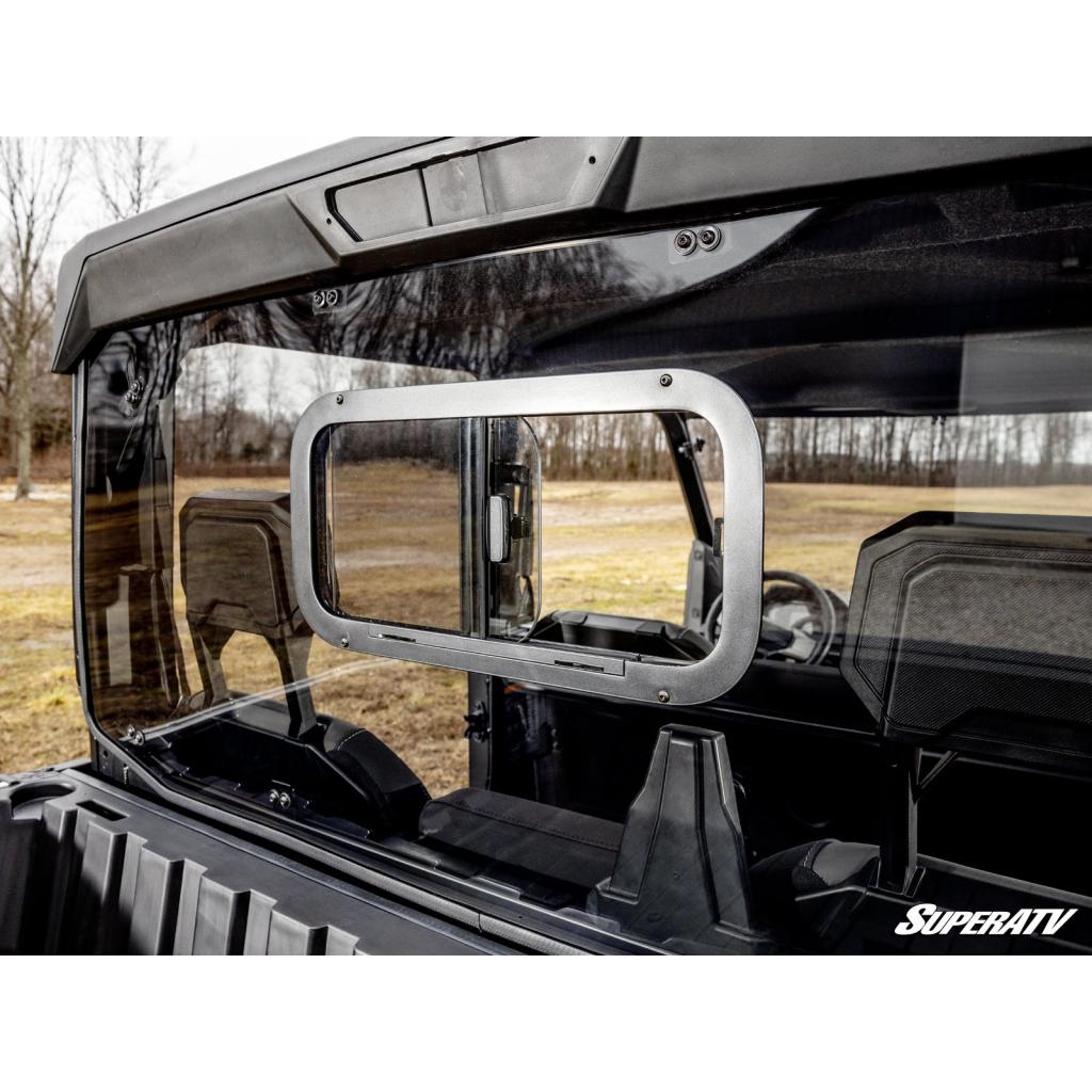 SuperATV Polaris Ranger XD 1500 Sliding Rear Windshield - MojoMotoSport.com