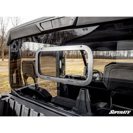 SuperATV Polaris Ranger XD 1500 Sliding Rear Windshield - MojoMotoSport.com
