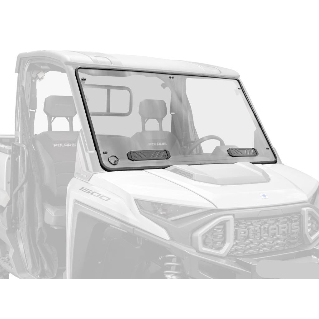 SuperATV Polaris Ranger XD 1500 Vented Full Windshield - MojoMotoSport.com