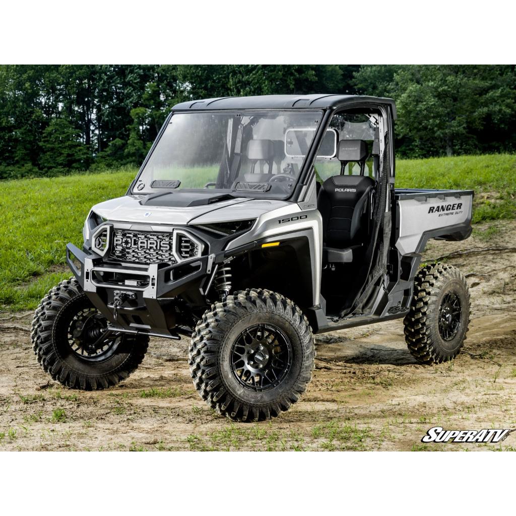 SuperATV Polaris Ranger XD 1500 Vented Full Windshield - MojoMotoSport.com