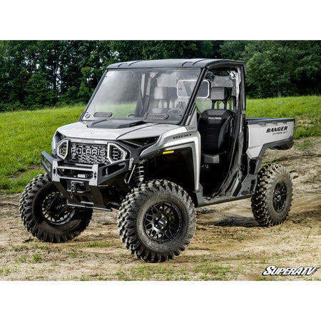 SuperATV Polaris Ranger XD 1500 Vented Full Windshield - MojoMotoSport.com