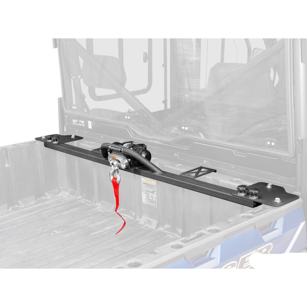 SuperATV Polaris Ranger XP 1000 Bed Winch - MojoMotoSport.com