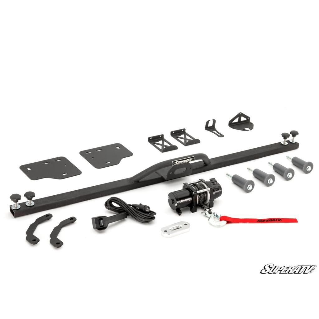 SuperATV Polaris Ranger XP 1000 Bed Winch - MojoMotoSport.com