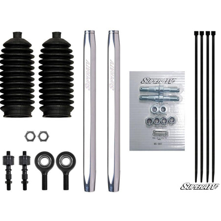 SuperATV Polaris Ranger XP 1000 Billet Aluminum Hex Tie Rod Kit - MojoMotoSport.com