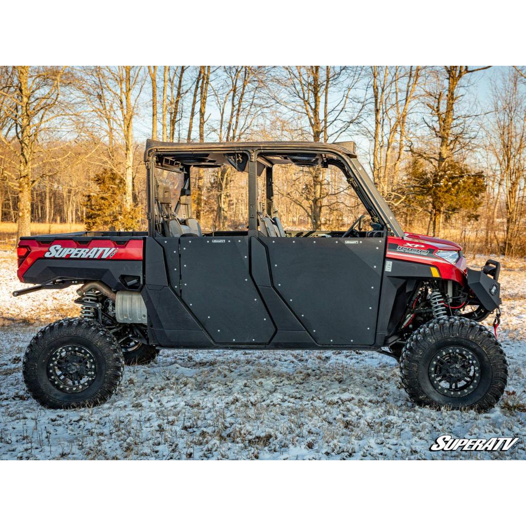 SuperATV Polaris Ranger XP 1000 Crew Cab Aluminum Doors - MojoMotoSport.com