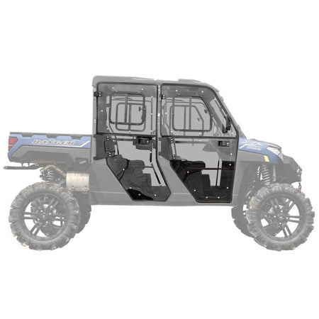 SuperATV Polaris Ranger XP 1000 Crew Convertible Cab Enclosure Doors - MojoMotoSport.com