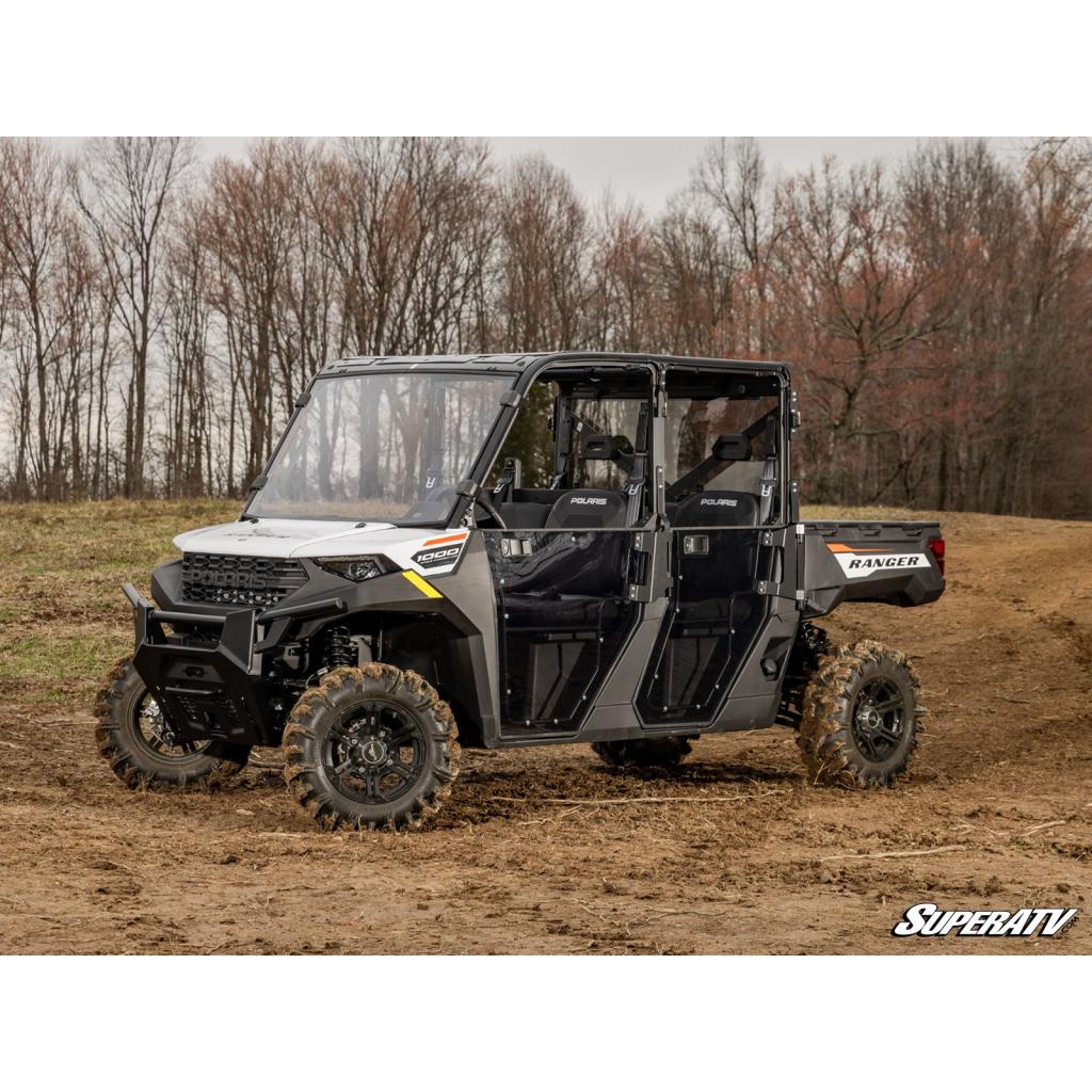 SuperATV Polaris Ranger XP 1000 Crew Convertible Cab Enclosure Doors - MojoMotoSport.com