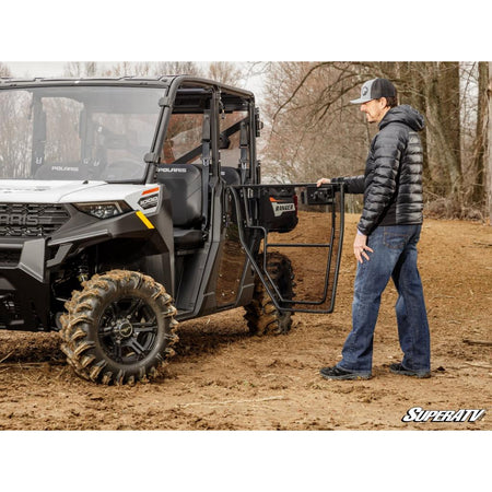 SuperATV Polaris Ranger XP 1000 Crew Convertible Cab Enclosure Doors - MojoMotoSport.com