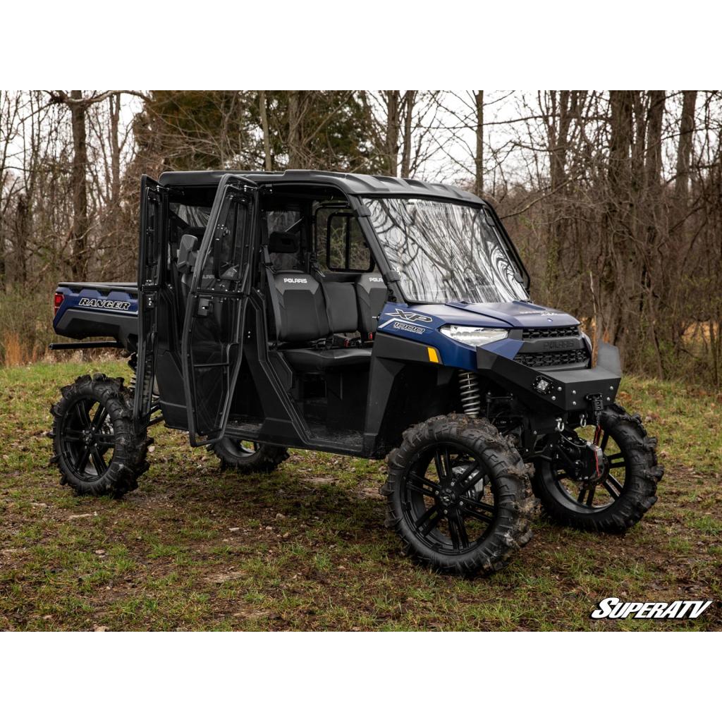 SuperATV Polaris Ranger XP 1000 Crew Convertible Cab Enclosure Doors - MojoMotoSport.com