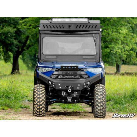 SuperATV Polaris Ranger XP 1000 Flip Down Glass Windshield - MojoMotoSport.com