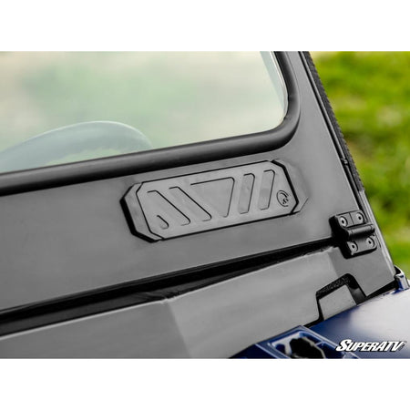 SuperATV Polaris Ranger XP 1000 Flip Down Glass Windshield - MojoMotoSport.com