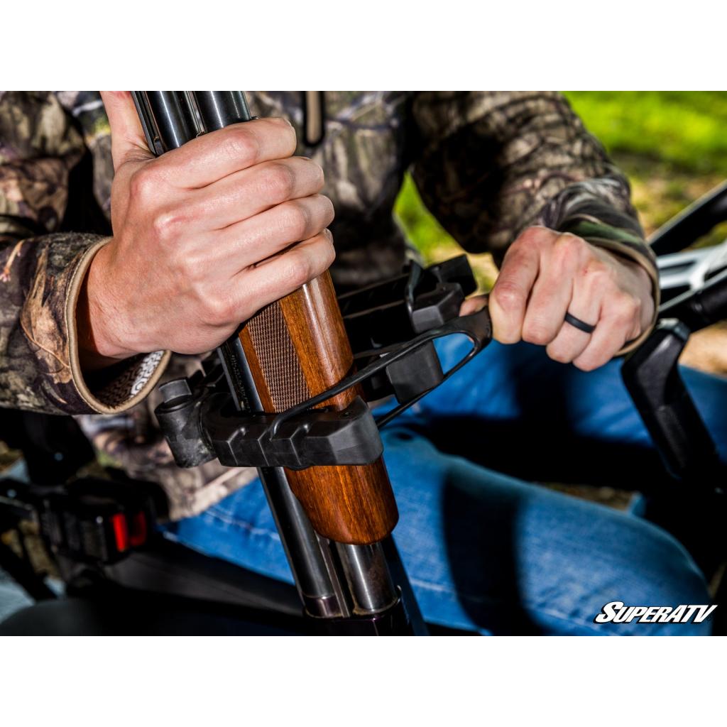 SuperATV Polaris Ranger XP 1000 Floor - Mounted Gun Holder - MojoMotoSport.com