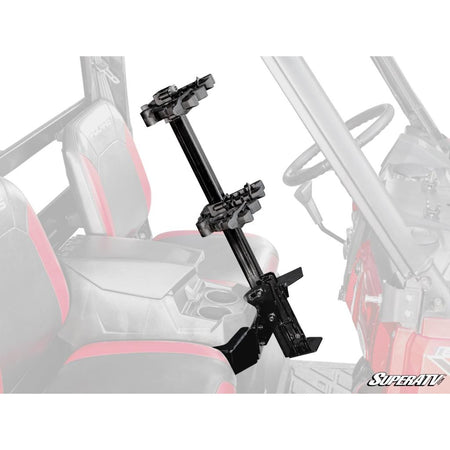 SuperATV Polaris Ranger XP 1000 Floor - Mounted Gun Holder - MojoMotoSport.com