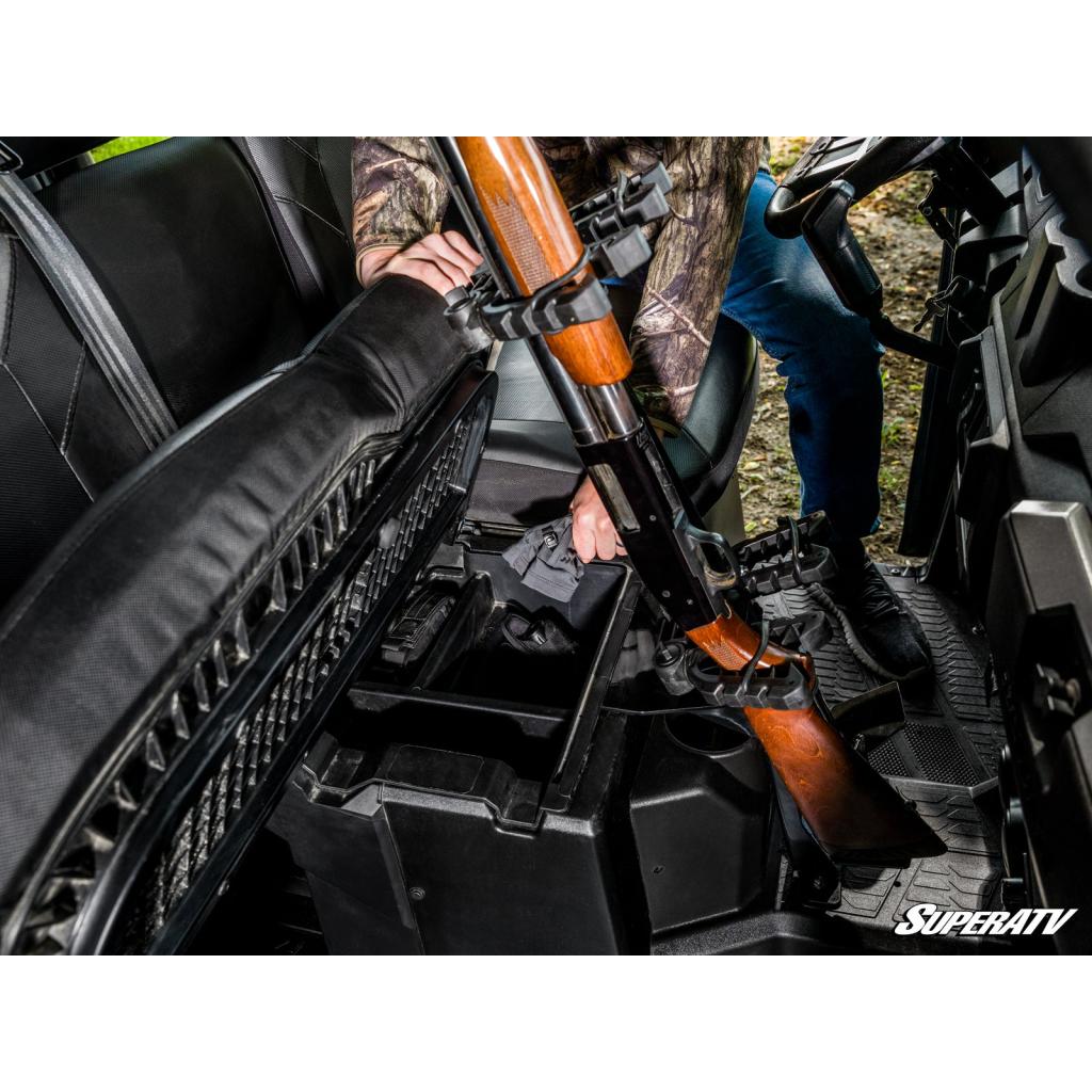 SuperATV Polaris Ranger XP 1000 Floor - Mounted Gun Holder - MojoMotoSport.com