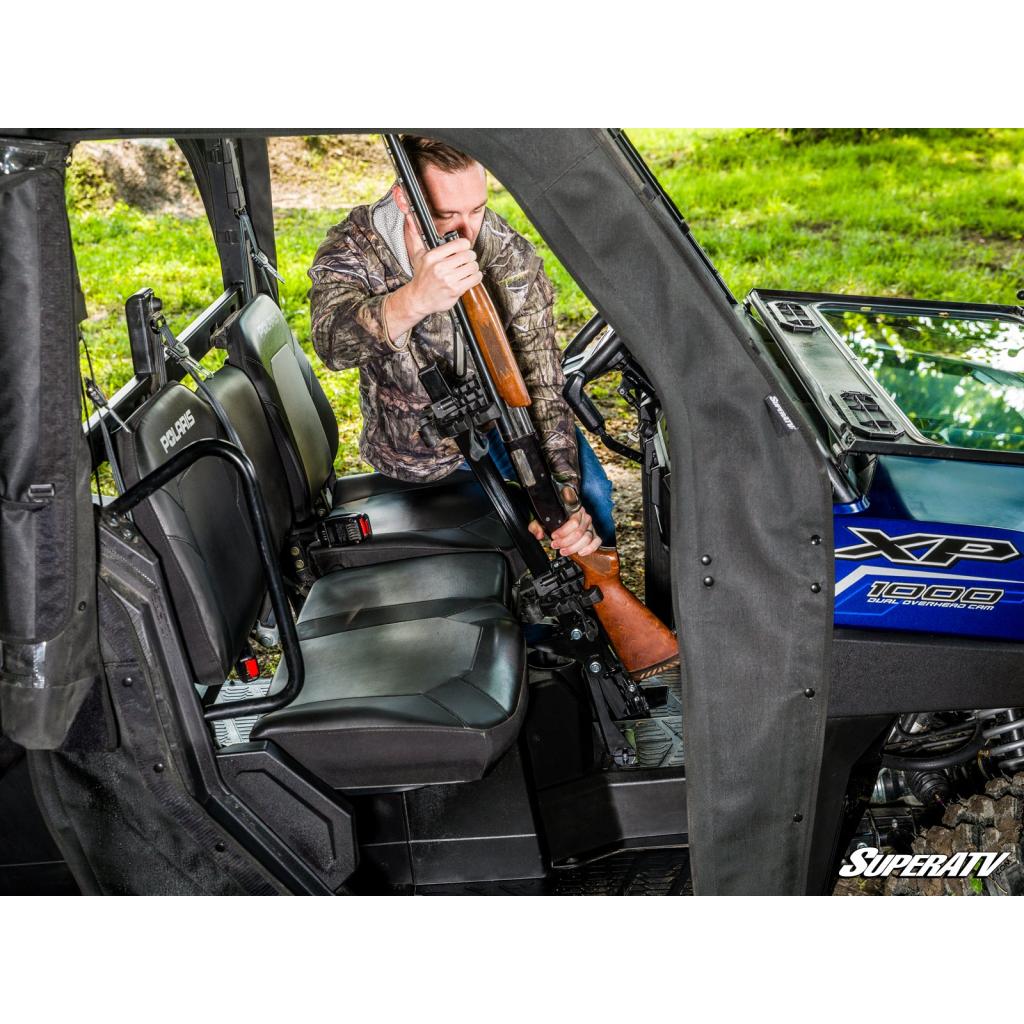 SuperATV Polaris Ranger XP 1000 Floor - Mounted Gun Holder - MojoMotoSport.com