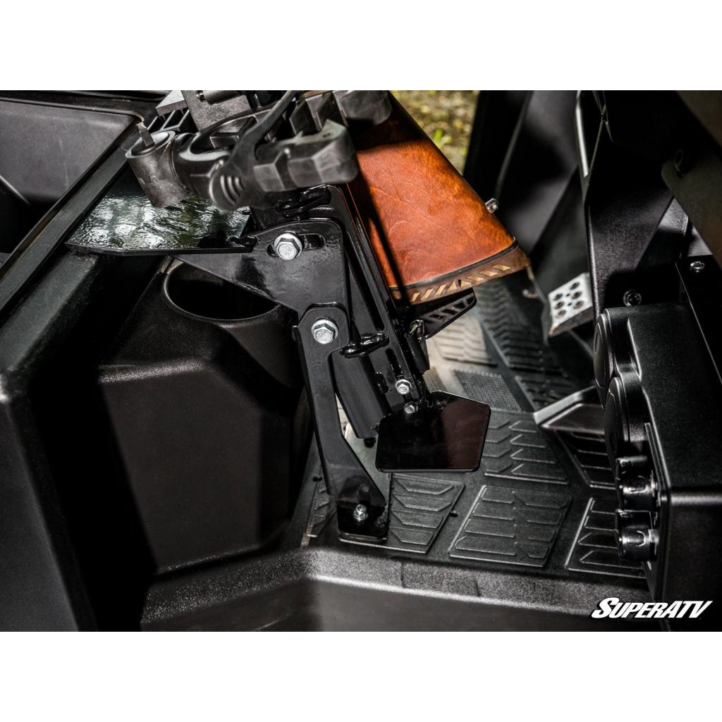 SuperATV Polaris Ranger XP 1000 Floor - Mounted Gun Holder - MojoMotoSport.com