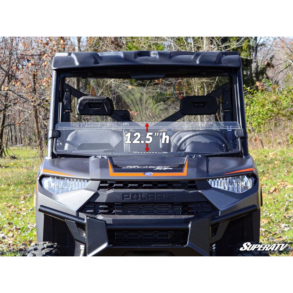 SuperATV Polaris Ranger XP 1000 Half Windshield - MojoMotoSport.com