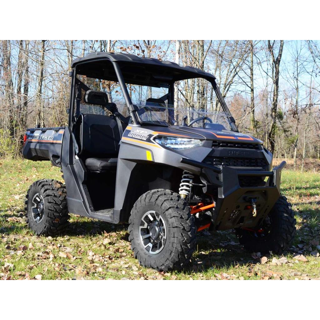SuperATV Polaris Ranger XP 1000 Half Windshield - MojoMotoSport.com