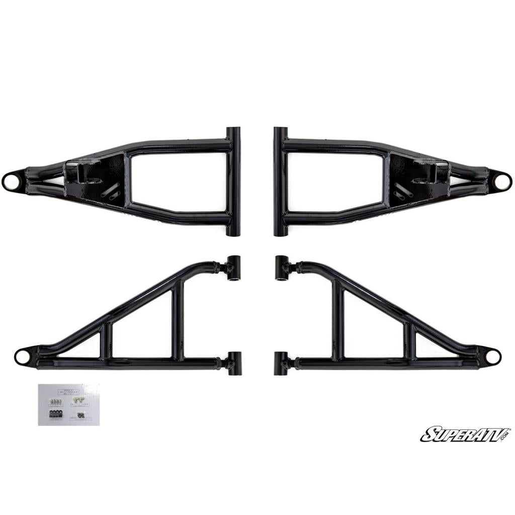 SuperATV Polaris Ranger XP 1000 High - Clearance 2" Forward A - Arms - MojoMotoSport.com