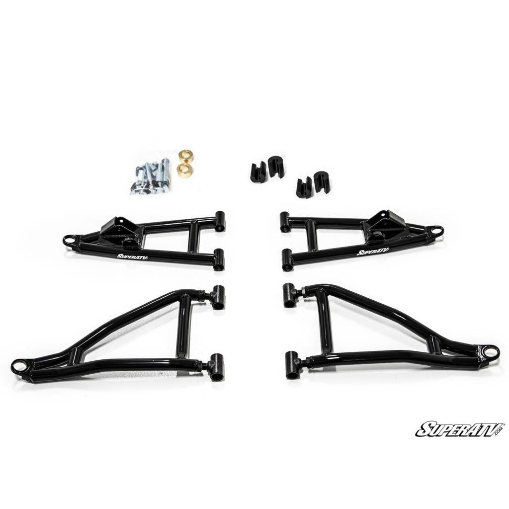 SuperATV Polaris Ranger XP 1000 High - Clearance 2" Forward A - Arms - MojoMotoSport.com