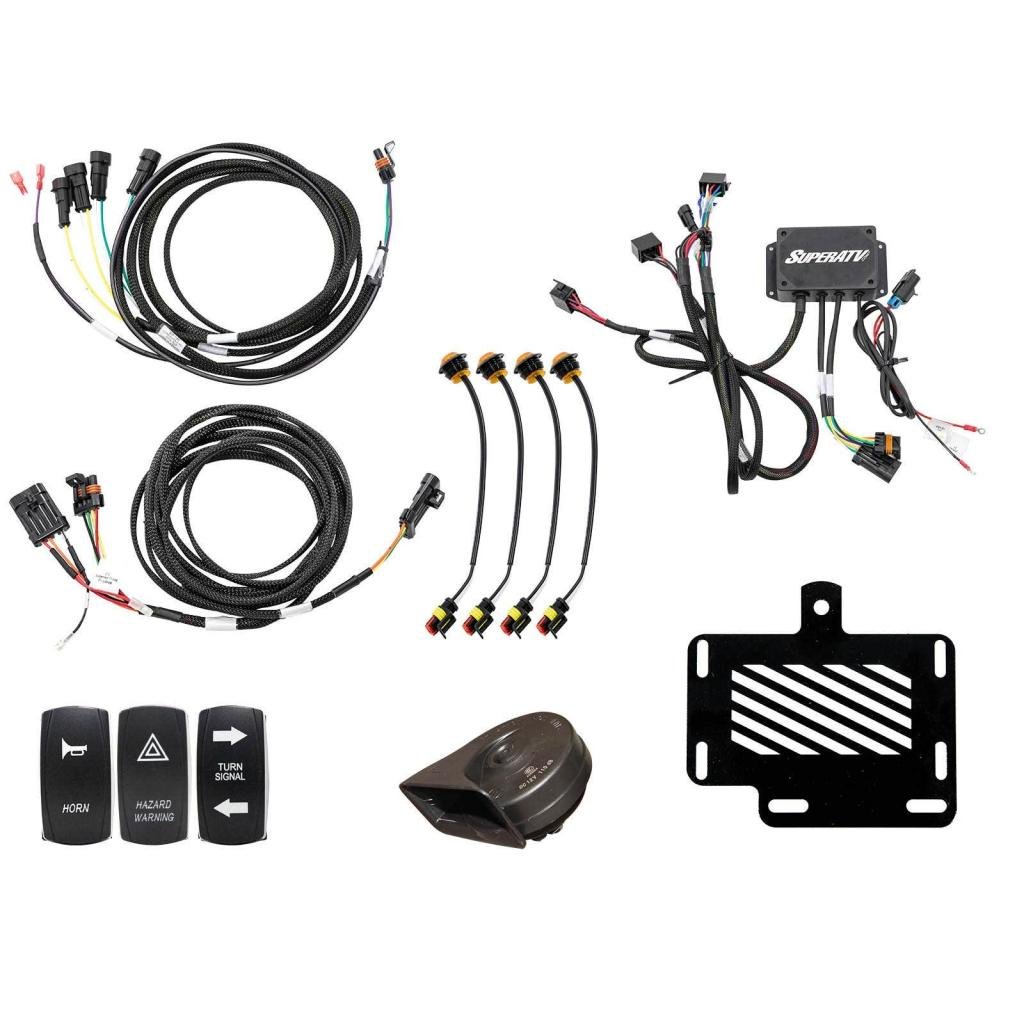 SuperATV Polaris Ranger XP 1000 Plug & Play Turn Signal Kit - MojoMotoSport.com