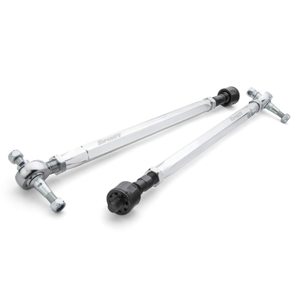 SuperATV Polaris Ranger XP 1000 RackBoss 2.0 Billet Aluminum Hex Tie Rod Kit - MojoMotoSport.com