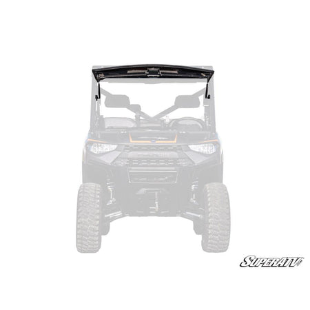 SuperATV Polaris Ranger XP 1000 Scratch Resistant Flip Windshield - MojoMotoSport.com