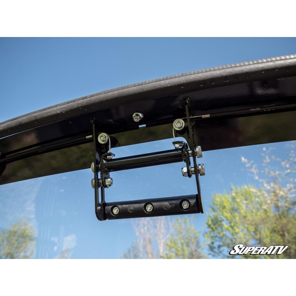 SuperATV Polaris Ranger XP 1000 Scratch Resistant Flip Windshield - MojoMotoSport.com