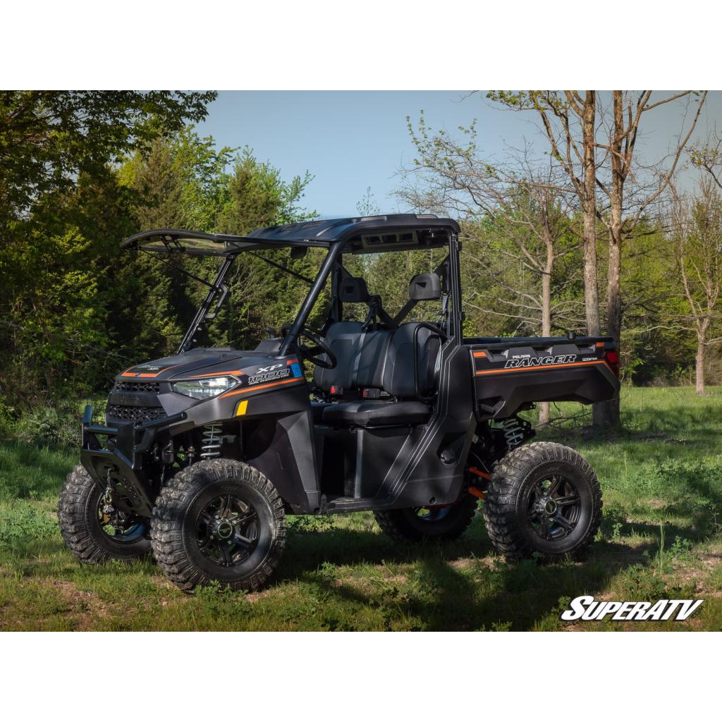 SuperATV Polaris Ranger XP 1000 Scratch Resistant Flip Windshield - MojoMotoSport.com