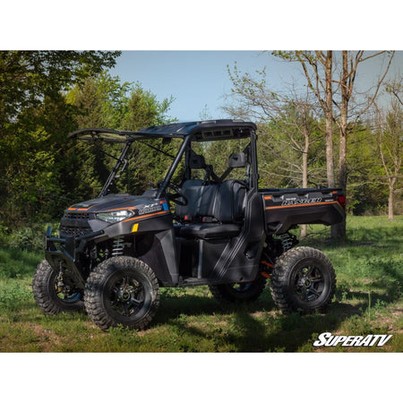 SuperATV Polaris Ranger XP 1000 Scratch Resistant Flip Windshield - MojoMotoSport.com