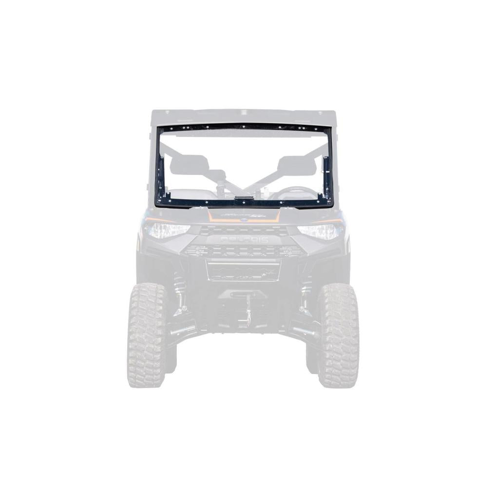 SuperATV Polaris Ranger XP 1000 Scratch Resistant Flip Windshield - MojoMotoSport.com