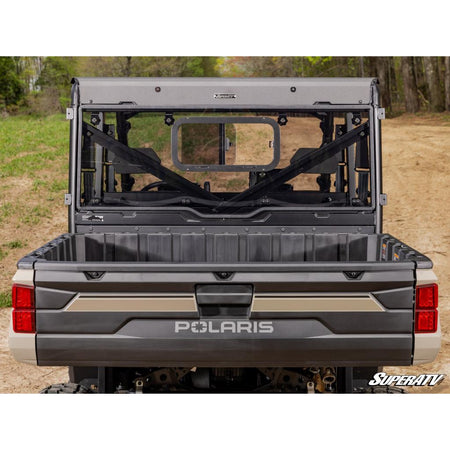 SuperATV Polaris Ranger XP 1000 Sliding Rear Windshield - MojoMotoSport.com