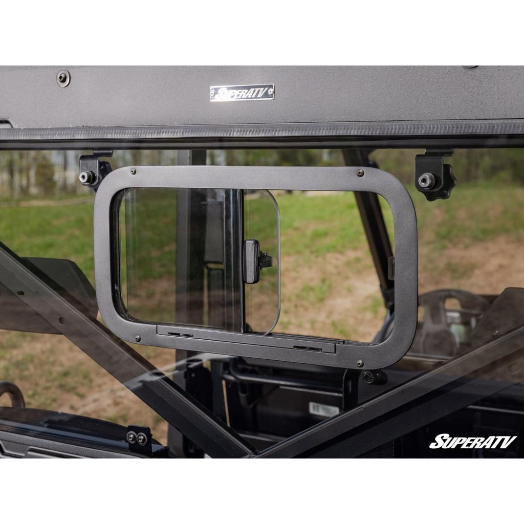 SuperATV Polaris Ranger XP 1000 Sliding Rear Windshield - MojoMotoSport.com
