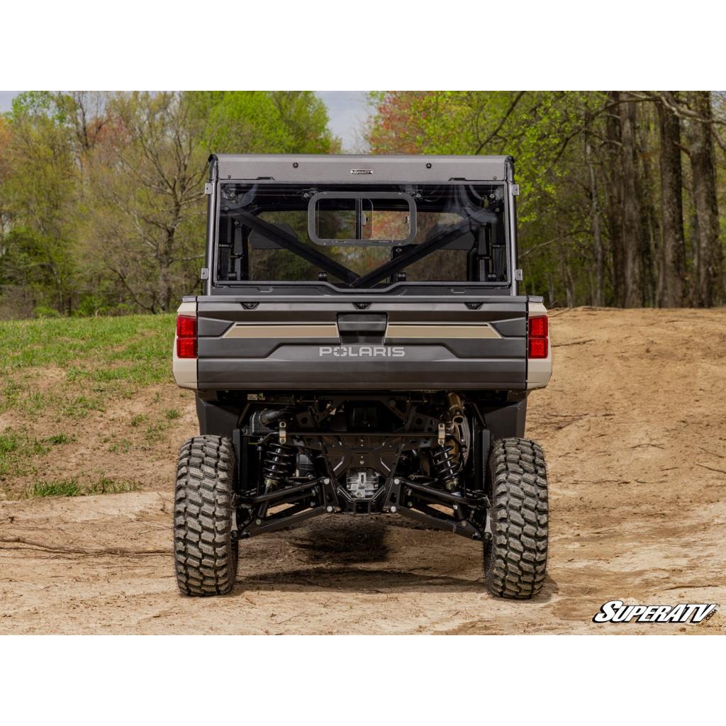 SuperATV Polaris Ranger XP 1000 Sliding Rear Windshield - MojoMotoSport.com