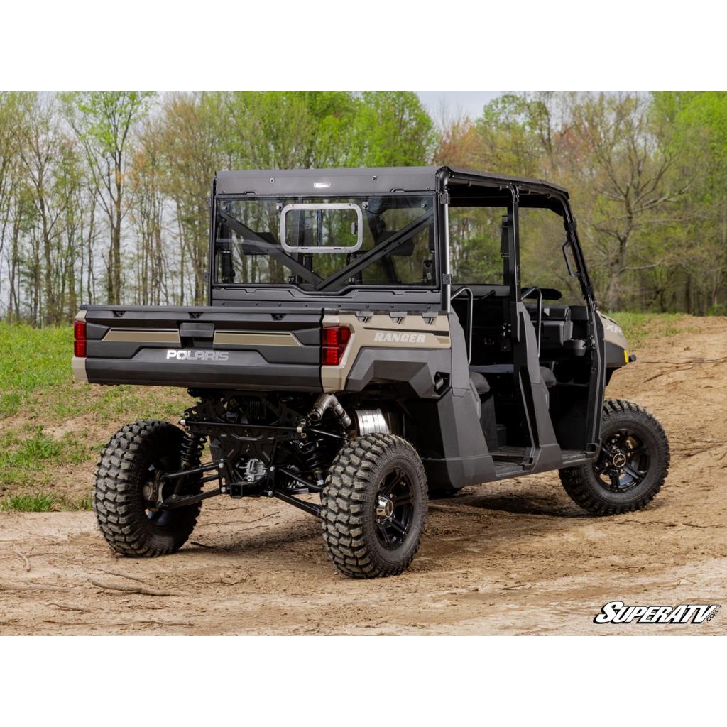 SuperATV Polaris Ranger XP 1000 Sliding Rear Windshield - MojoMotoSport.com