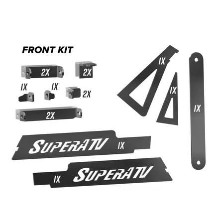SuperATV Polaris Ranger XP 1000 Weld - In Gusset Kit - MojoMotoSport.com