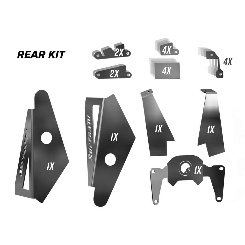 SuperATV Polaris Ranger XP 1000 Weld - In Gusset Kit - MojoMotoSport.com