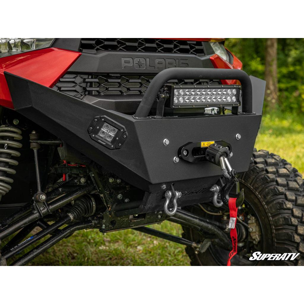 SuperATV Polaris Ranger XP 1000 Winch - Ready Bumper with Bull Bar - MojoMotoSport.com