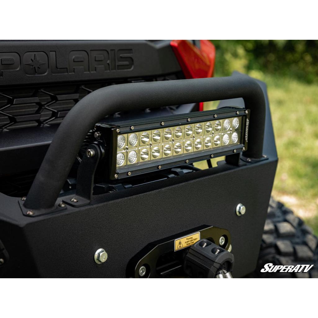 SuperATV Polaris Ranger XP 1000 Winch - Ready Bumper with Bull Bar - MojoMotoSport.com