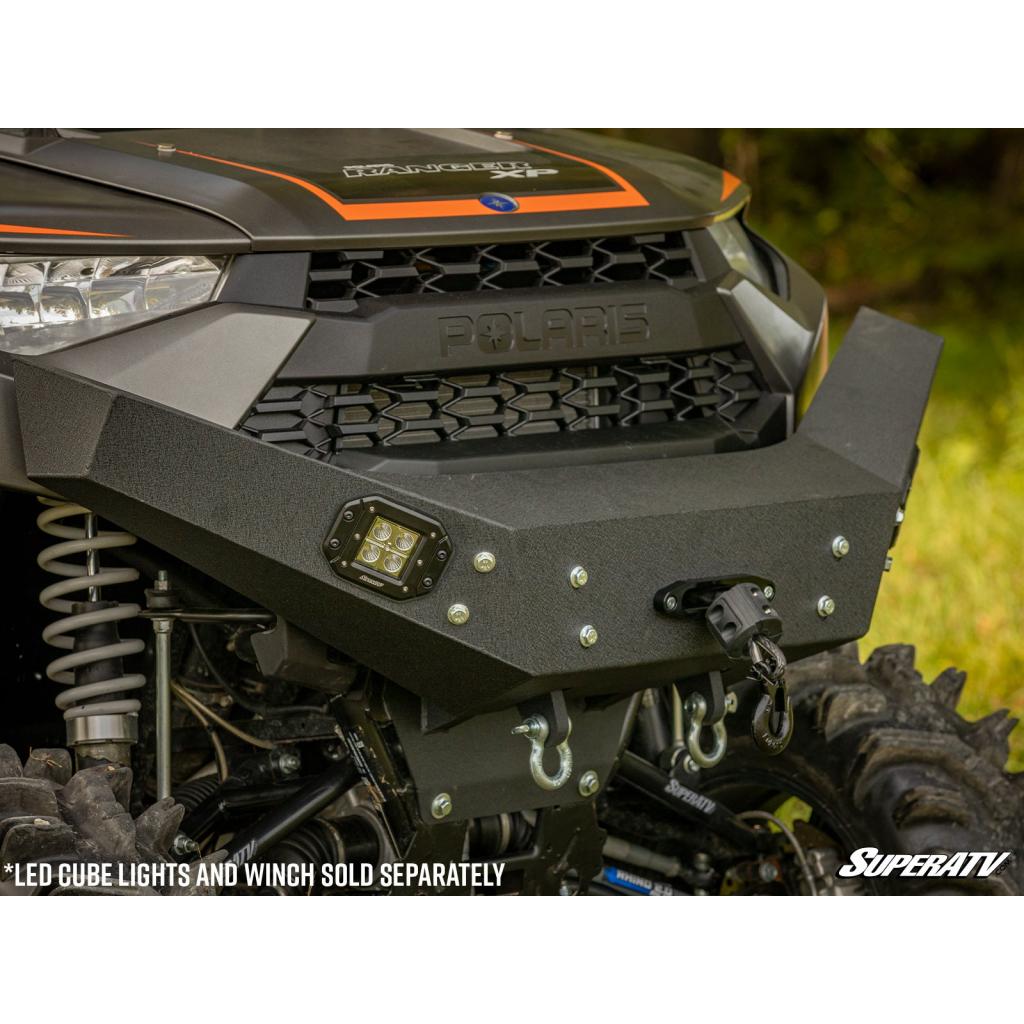 SuperATV Polaris Ranger XP 1000 Winch - Ready Front Bumper - MojoMotoSport.com