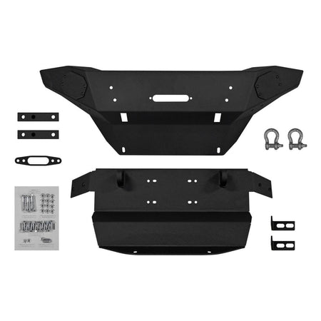 SuperATV Polaris Ranger XP 1000 Winch - Ready Front Bumper - MojoMotoSport.com