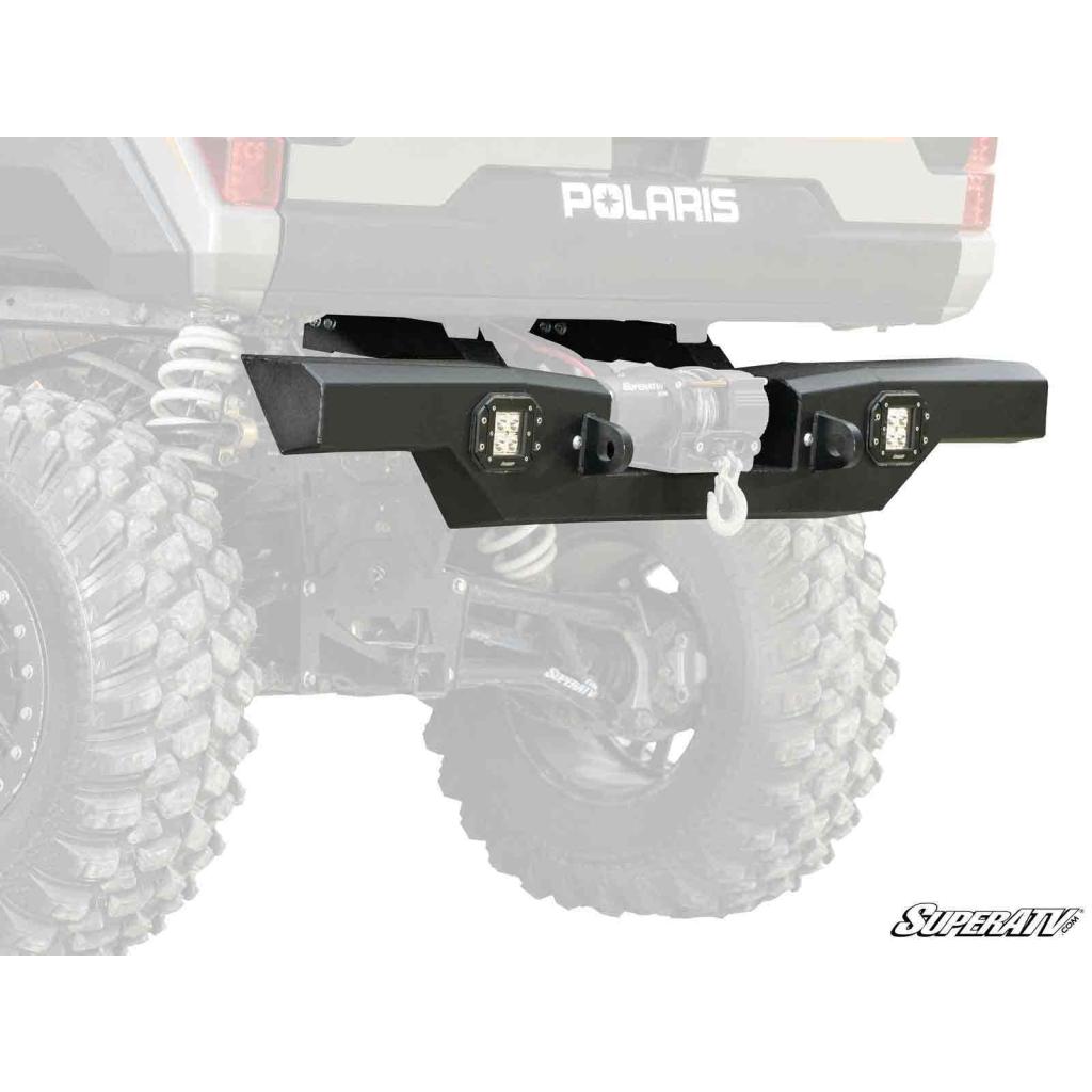 SuperATV Polaris Ranger XP 1000 Winch Ready Rear Bumper - MojoMotoSport.com