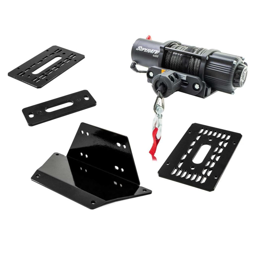 SuperATV Polaris Ranger XP 570 Winch Mounting Plate - MojoMotoSport.com
