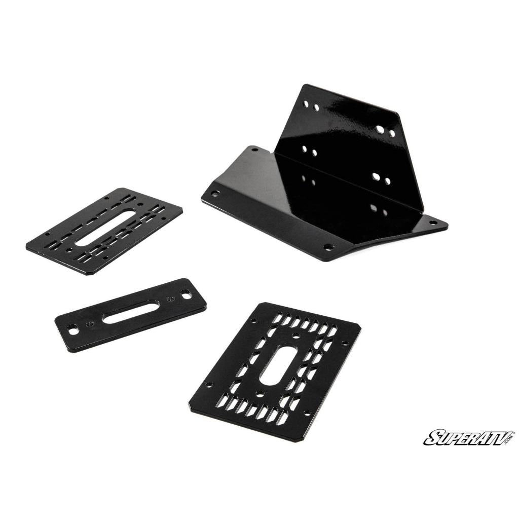 SuperATV Polaris Ranger XP 570 Winch Mounting Plate - MojoMotoSport.com