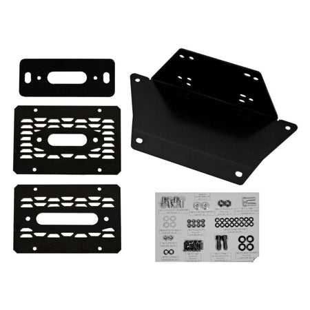SuperATV Polaris Ranger XP 570 Winch Mounting Plate - MojoMotoSport.com