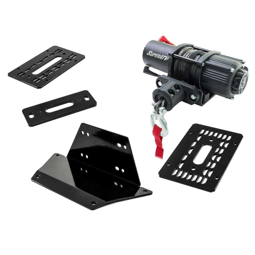 SuperATV Polaris Ranger XP 570 Winch Mounting Plate - MojoMotoSport.com