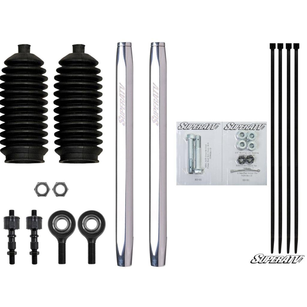 SuperATV Polaris Ranger XP 900 Billet Aluminum Hex Tie Rod Kit - MojoMotoSport.com